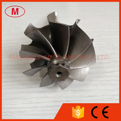 K24 9 blades 52.7/57mm  journal bearing turbo turbine wheel/turbine shaft wheel