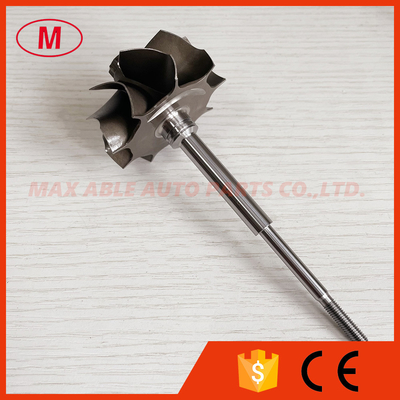 K24 9 blades 52.7/57mm  journal bearing turbo turbine wheel/turbine shaft wheel