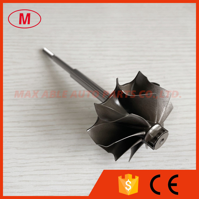 K24 9 blades 52.7/57mm  journal bearing turbo turbine wheel/turbine shaft wheel