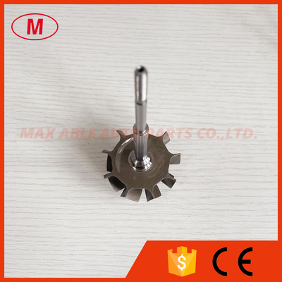 K24 9 blades 52.7/57mm  journal bearing turbo turbine wheel/turbine shaft wheel