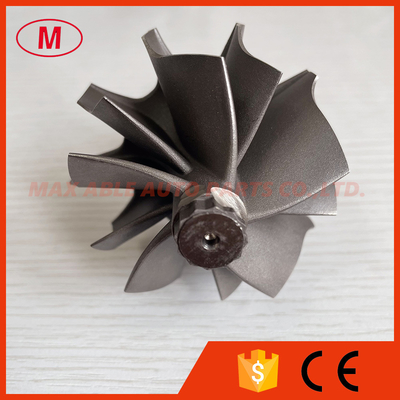 TD06H forward 58.8X67.2mm 5+5 blades turbo wheel/ turbine shaft&wheel