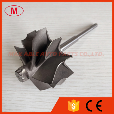 TD06H forward 58.8X67.2mm 5+5 blades turbo wheel/ turbine shaft&wheel