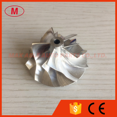 KP39 34.00/46.00mm 5+5 blades high performance 5439-970-0059 Turbo aluminun 2618/milling/billet compressor wheel