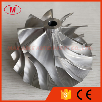 S400 174513 80.30/111.10mm 8+8 blades turbo milling/aluminum 2618/billet compressor wheel for racing