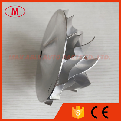 S400 174513 80.30/111.10mm 8+8 blades turbo milling/aluminum 2618/billet compressor wheel for racing