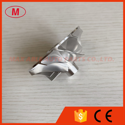 HT18 14411-62T00 43.80/63.00mm 6+6 blades Turbocharger milling/aluminum 2618/billet compressor wheel