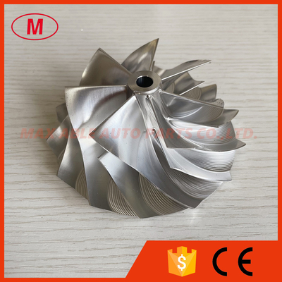 TD08 76.00/101.00mm 7+7 blades high performance turbo milling/aluminum 2618/billet compressor wheel