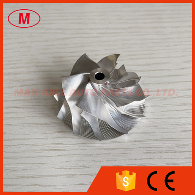 TD04HL 14T 49377-00015 39.60/51.00mm 1401-404-414 6+6 blades point milling snake curve turbo billet compressor wheel