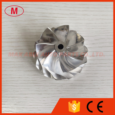 G25-660 1380-1 54.28/67.40mm 7+7Blades LEP style turbo aluminum 2618/Milling/billet compressor wheel for 858161-5003S