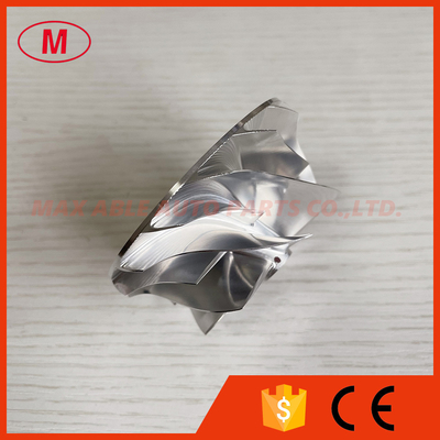 G25-660 1380-1 54.28/67.40mm 7+7Blades LEP style turbo aluminum 2618/Milling/billet compressor wheel for 858161-5003S