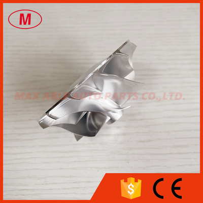 GTX3576 58.26/76.45mm 7+7 blades Turbocharger Milling/aluminum 2618/billet compressor wheel