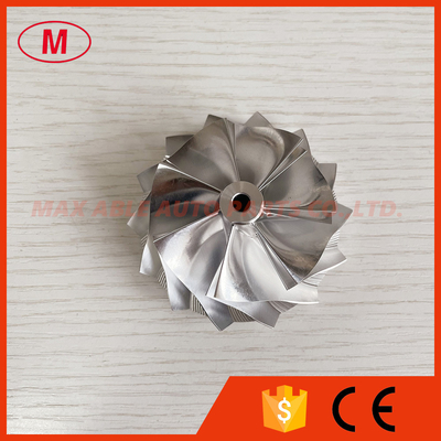 GT15-25 54.28/67.40mm 7+7Blades high performance turbo aluminum 2618/Milling/billet compressor wheel