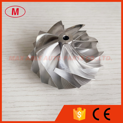 GT15-25 54.28/67.40mm 7+7Blades high performance turbo aluminum 2618/Milling/billet compressor wheel