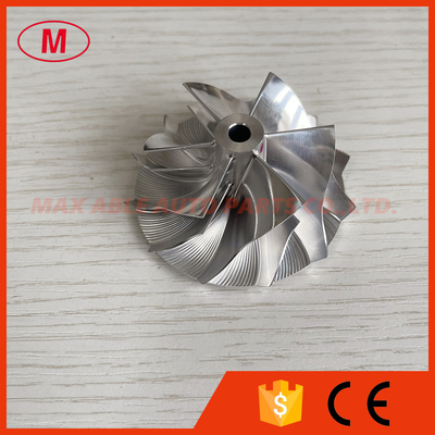 TD04H reverse 44.00/56.00mm 6+6 blades high performance Turbocharger milling/aluminum 2618/billet compressor wheel