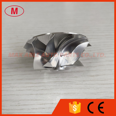 TD04H reverse 44.00/56.00mm 6+6 blades high performance Turbocharger milling/aluminum 2618/billet compressor wheel