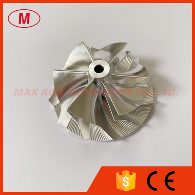 K04 48.35/58.00mm 6+6 Blades turbo aluminum 2618/Milling/billet compressor wheel ​