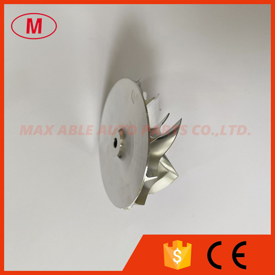 K04 48.35/58.00mm 6+6 Blades turbo aluminum 2618/Milling/billet compressor wheel ​