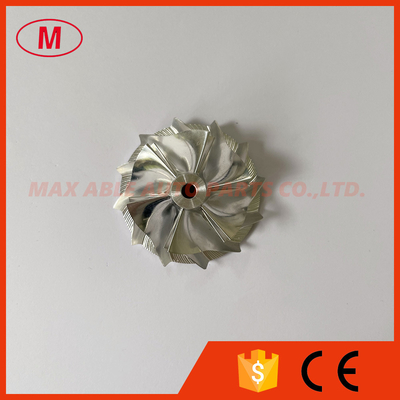 TD03 35.09/44.01mm 6+6 blades 1401-403-401 Turbo milling/aluminum 2618/billet compressor wheel for 49131-05400/08610