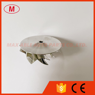 TD03 35.09/44.01mm 6+6 blades 1401-403-401 Turbo milling/aluminum 2618/billet compressor wheel for 49131-05400/08610