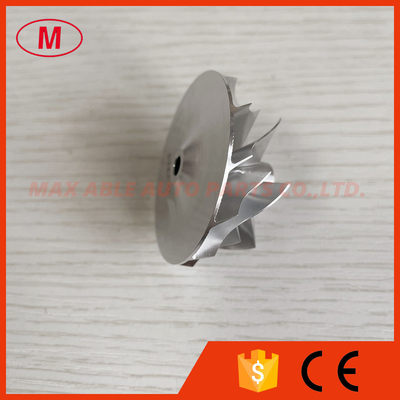 GT15-25 433256-0003 37.91/49.00mm 6+6 blades turbo milling/aluminum 2618/billet compressor wheel for 466501/471189/70091
