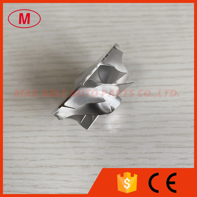 GT15-25 433256-0003 37.91/49.00mm 6+6 blades turbo milling/aluminum 2618/billet compressor wheel for 466501/471189/70091