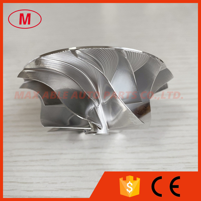 GT15-25 53.20/70.98mm 7+7 blades high performance aluminum 2618/milling/billet compressor wheel