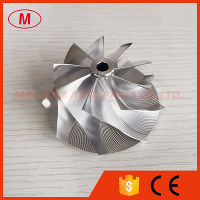 TD05H 54.06/71.40mm 9+0 blades high performance aluminum 2618/milling/billet compressor wheel