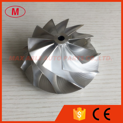 T04R 64.39/84.00mm 11+0 blades turbo billet/milling/aluminum 2024 compressor wheel for racing