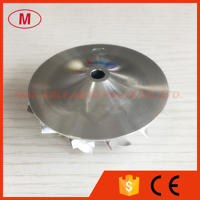 GT15-25 38.58/52.00mm 7+7 blades 784363-0002B/735475-0002 high performance turbo milling/billet compressor wheel