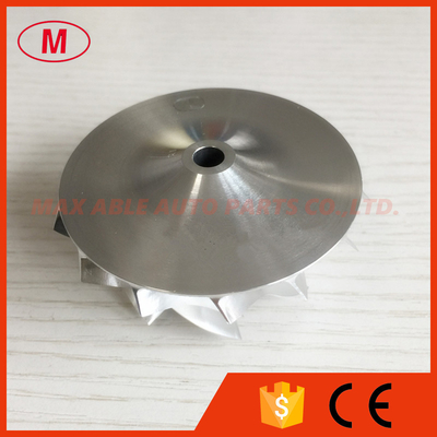 RHF5HB 46.50/59.94mm 7+7 blades performance turb Billet/milling/aluminum 2024 compressor wheel for VF30/VF34/VF35/VF36