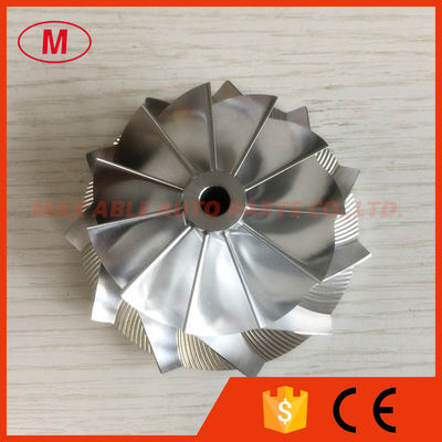 TD05H 56.24/75.00mm 11+0 blades 49179-02712 turbo Turbocharger milling/aluminum 2618/billet compressor wheel