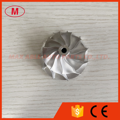 K04 40.80/51.00mm 11+0 blades Point Milling Snake Curve turbo milling/aluminum 2618/billet compressor wheel