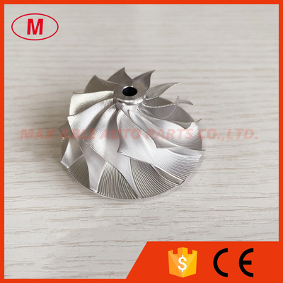 K04 40.80/51.00mm 11+0 blades Point Milling Snake Curve turbo milling/aluminum 2618/billet compressor wheel