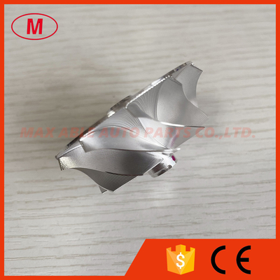 K04 40.80/51.00mm 11+0 blades Point Milling Snake Curve turbo milling/aluminum 2618/billet compressor wheel