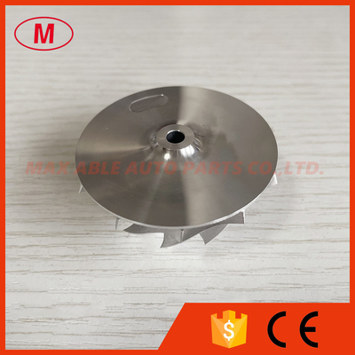 K04 reverse 40.80/51.00mm 11+0 blades Point Milling Snake Curve turbo milling/aluminum 2618/billet compressor wheel