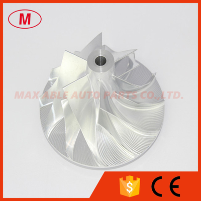 T04E 48.56/74.99mm 6+6 blades 442293-0009 turbo billet/milling/aluminum 2024 compressor wheel for 452003-0001