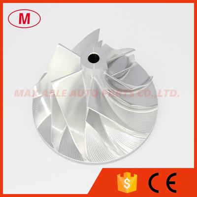 T04E 443844-0003 51.70/74.99mm 6+6 blades turbocharger billet/milling/aluminum 2024 compressor wheel for 452049-0001