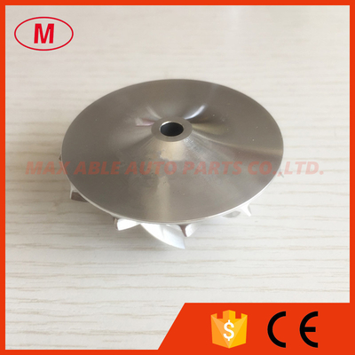 GT15-25 702489-0009/6/2 34.62/49.00mm 6+6 blades turbo milling/aluminum 2618/billet compressor wheel for 717858/724930