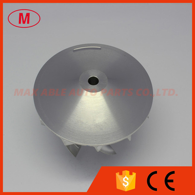 TA51 441792-0007 64.23/90.96 mm 6+6 blades turbo billet/milling/aluminum 2024 compressor wheel for  452020-0001