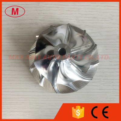 TA51 441063-0012 65.59/90.96mm 6+6 blades turbo billet/milling/aluminum 2024 compressor wheel for 466592-0002/11/12/13