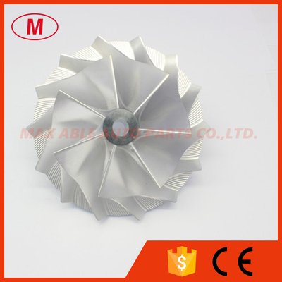 T76 72.20/102.35 7+7 blades Turbocharger Billet/milling/aluminum 2024 compressor wheel for racing