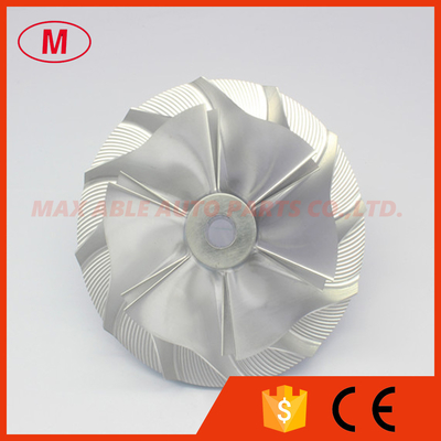 T81 444827-0001/17 75.94/106.00mm 6+6 blades Turbo Billet/milling/aluminum 2024 compressor wheel for 465622-0002/3/4/5