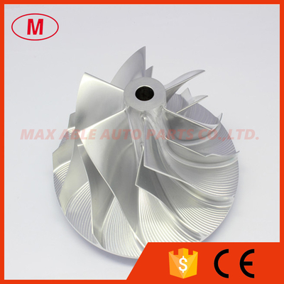 T81 444827-0001/17 75.94/106.00mm 6+6 blades Turbo Billet/milling/aluminum 2024 compressor wheel for 465622-0002/3/4/5