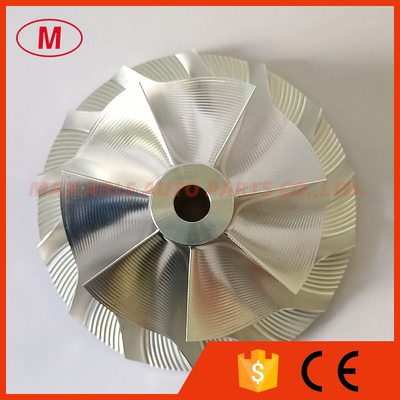 RHG8V 68.26/92.01mm 7+7blades point milling aluminum 2618/billet compressor wheel for 1144004577 IHI VIGK 1610 GIGA