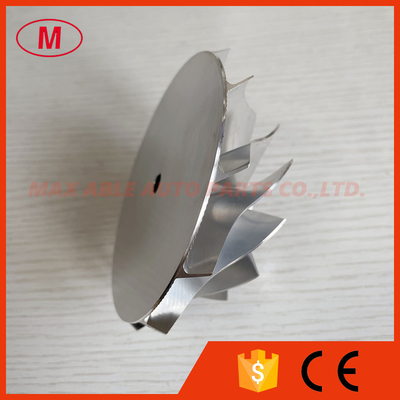 HX50 75.83/102.75mm 11+0 blades Turbocharger milling/Aluminum 2618/billet compressor wheel