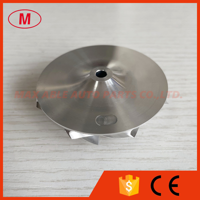 GT15-25 47.00/60.00mm 8+0 blades high performance Turbo milling/aluminum 2618/billet compressor wheel