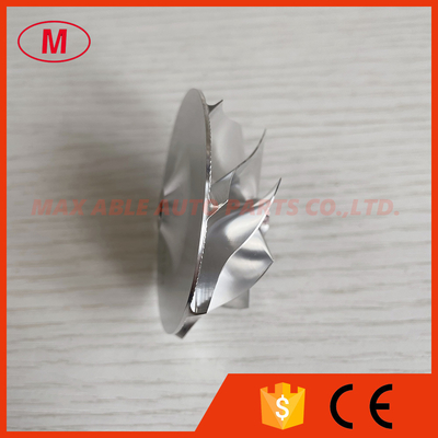 GT15-25 47.00/60.00mm 8+0 blades high performance Turbo milling/aluminum 2618/billet compressor wheel