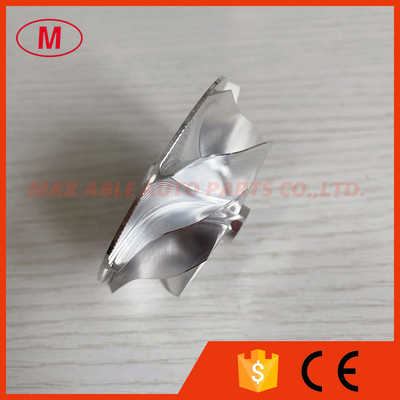 GT15-25 47.00/60.00mm 8+0 blades high performance Turbo milling/aluminum 2618/billet compressor wheel