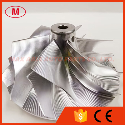 PTE67 6+6 blades 67.40/82.00mm point milling Turbo milling/aluminum 2618/billet compressor wheel for PTE6766 CEA GEN I