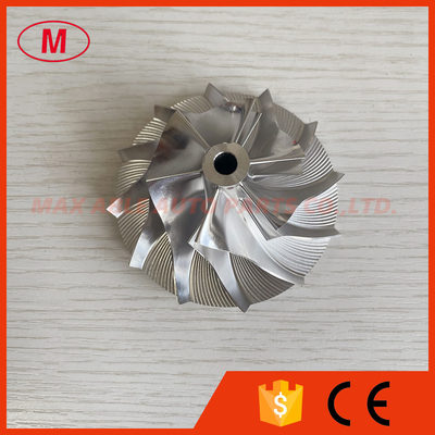 T04E 45.00/74.99mm 6+6 blades 442293-0002 high performance Turbo milling/aluminum 2618/billet compressor wheel